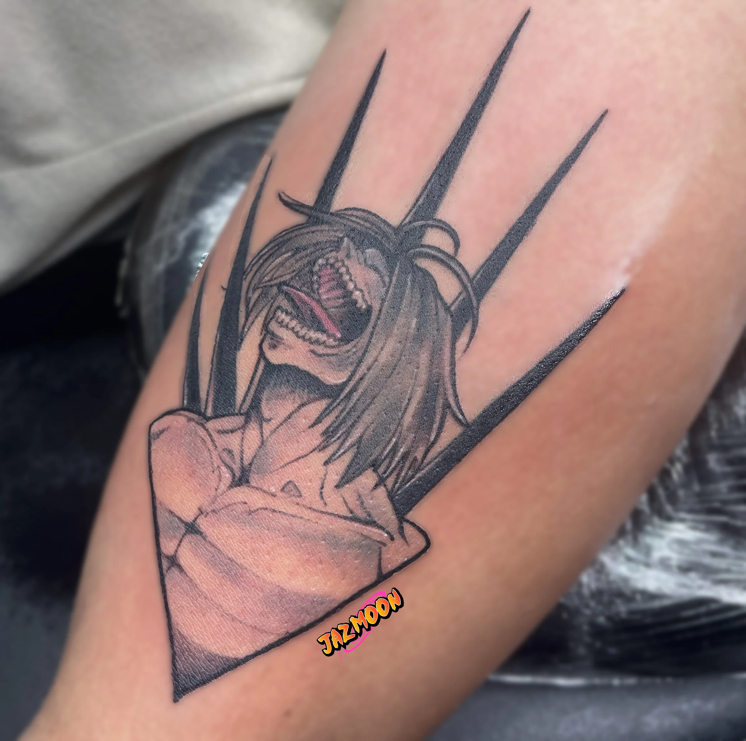 Tatouage Eren en couleur